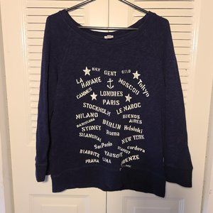 JCREW Travel Destination Sweater